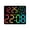 Black shell, variant on Giaone Auto Changing Color LED Digital Alarm Clock With Date Display For Desktop Wall Mount