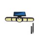 thumbnail image 1 of Injueey Luces con sensor solar, luz montada en la pared ajustable, resistente al agua, lámpara de jardín para exteriores, dispositivo de iluminación, Iluminación y accesorios 5 cabezales/196COB Injueey HA073638-05, 1 of 6