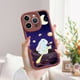 thumbnail image 3 of Mantenga su iPhone seguro y a la moda con esta cubierta de teléfono de goma TPU a prueba de golpes con estampado de dibujos animados, 3 of 4