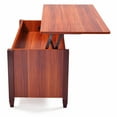 thumbnail image 6 of Veryke Lift Top Coffee Table, Wood Coffee Table, Cocktail Table with Hidden Storage Compartment for Home Living Room, Wood Color, 6 of 7