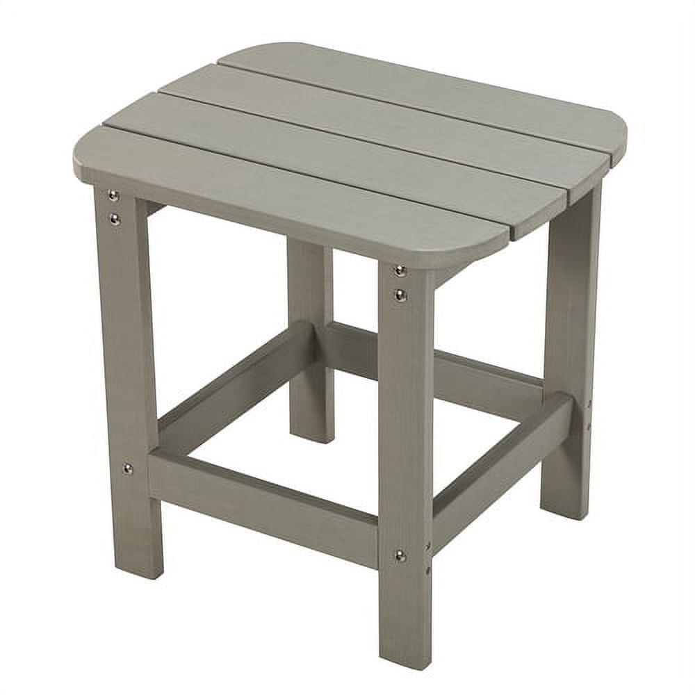 Vicllax Double Adirondack Side Table, Patio Outdoor End Table Weather  Resistant, Rectangular Table for Patio, Garden, Indoor Outdoor Companion,  Black, White, Grey, Navy – Vicllax Outdoor