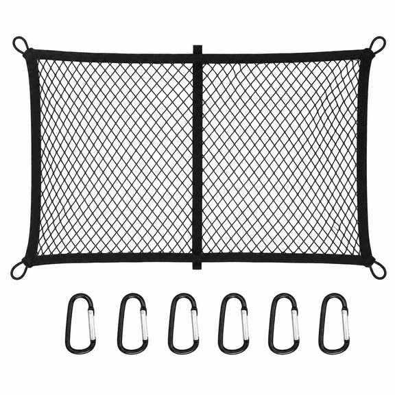 Cargo Net for Pickup Truck Car, Bed Net with Clips for SUV Organizer for Daily Light Loads, 3.6*4ft