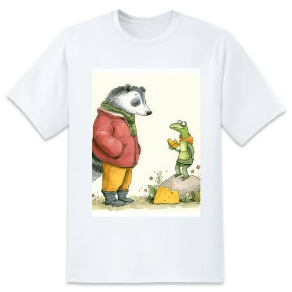 Basic Oversize Tees For WomenAnimal Loose Boyfriend Shirts Casual Blouse round neck