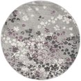 thumbnail image 2 of Safavieh Adirondack Collection ADR115M Tapis de Salon Résistant aux Taches, 8' x 8' Rond, Gris Clair / Violet, 2 of 2