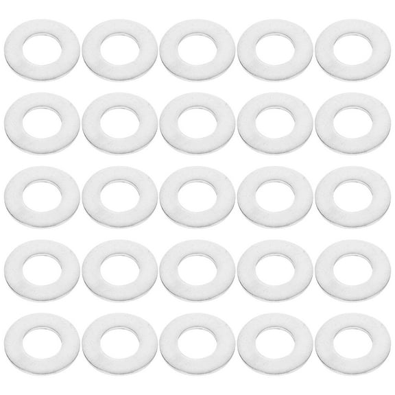 WHAMVOX 50pcs Screws Bolts Washers 304 Stainless Flat Washers for Outdoor Construction (3/8 inch)