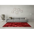 thumbnail image 3 of Ahgly Company Indoor Square Oriental Red Industrial Area Rugs, 3' Square, 3 of 4