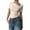 Beige, variant on Lady Casual Short Sleeve Woman New Summer Aesthetic Clothes Daily Fashion Alternative Clothing Female Elegant Woman Clothing Vetement Femme Black L