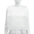 thumbnail image 5 of Wellbrite Disposable Bibs for Adults - 15.5 x 23.6 in - White, Pack of 100 - Over-the-Head Design & Adult Disposable Bib - Absorbent Paper-Plastic Blend & Paper Clothing Protectors for Seniors, 5 of 10