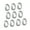 3mm, variant on 10pcs Bike Bottom Bracket Crankset Washer Crank Crankset Bottom Spacer Cycling Part for Bike Enthusiasts
