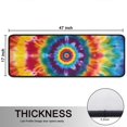 thumbnail image 5 of Kitchen Rugs Sets Of 2,Colorful Rainbow Tie Dye Spiral Pattern Anti Fatigue Kitchen Mat Rugs Non Slip Washable,Decorative Kitchen Floor Mats for Kitchen,Sink,Laundry,17"x47"+17"x47", 5 of 5