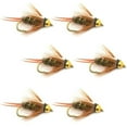thumbnail image 2 of DK Custom Flies Bead Head Hot Spot Wooly Bugger – Brown, Sz 8, 10, 12 (3-Pack) – Fly Fishing 2 of 4