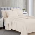 thumbnail image 1 of Swift Home Luxury 6-Piece Sheet Set with Extra Pillow Case, Double, Coconut Milk, 1 of 8