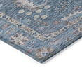 thumbnail image 3 of Addison Rugs Chantille Indoor/Outdoor Traditional Global Blue Machine Washable Rectangle Rug, 5' x 7'6", 3 of 8