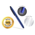 thumbnail image 4 of Stylus Pen- Capacitive Stylus, 3-in-1 Metal Pen, Multi-Function,Ballpoint Ink Pen,with LED Flashlight, for Touchscreen Devices, Tablets, iPads, iPhones, 5PK, Blue, 4 of 5