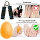 thumbnail image 4 of Fortalecedor de agarre de silicona para ejercitar los dedos. Forma de huevo de alta elasticidad para terapia de manos, alivio del estrés y rehabilitación para adultos y adolescentes. Aestivo, 4 of 7
