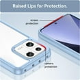 thumbnail image 4 of Case for Xiaomi Mi 13 Phone Case Slim Dropproof [Defend from Drop/Scratch/Slip/Fingerprint] Clear Acrylic Hard Back Soft TPU Bumper Hybrid Phone Cover for Xiaomi Mi 13-Blue, 4 of 16
