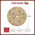 thumbnail image 2 of Sikiie Retro Geometry Nativity Christmas Tree Skirt, Jesus Christian Winter Holiday Tree Mat Decoration(30-48IN)48", 2 of 6