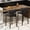 Dark gray 2 pack, variant on Upholstered Bar Stools Set of 2, 26″ Counter Height Bar Stools with Wood Legs, Kitchen Island Stools with Back, Linen Fabric , Curved Back, Metal Footrest, for Kitchen Island Dining Room Bar, Beige