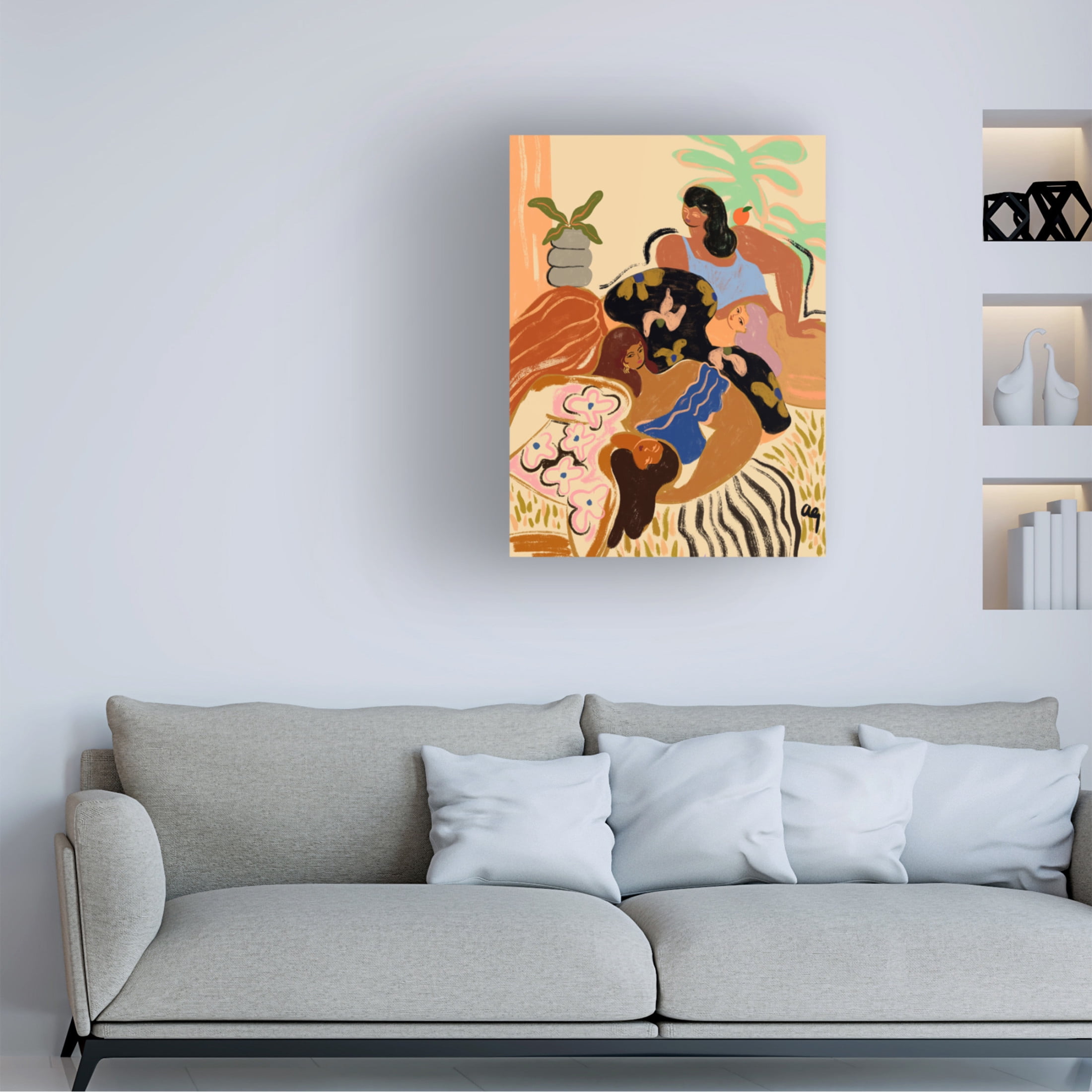 Trademark Fine Art Arty Guava  Cozywozy Canvas Wall Art