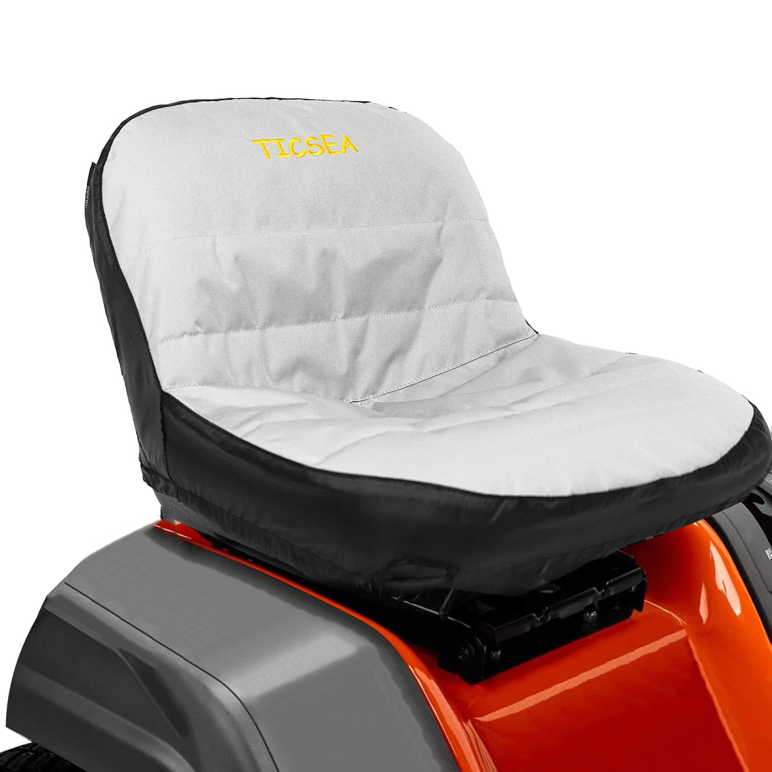 TICSEA Riding Lawn Mower Seat Cover,Waterproof Tractor Seat Cover fits