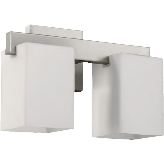 Quorum Lighting Modus 2-Light Satin Nickel Wall Sconce