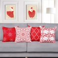 thumbnail image 2 of Fundas de almohada decorativas modernas, funda de cojín para habitación, dormitorio, sofá, silla, coche, gris y blanco, 18 x 18 pulgadas, 2 of 8