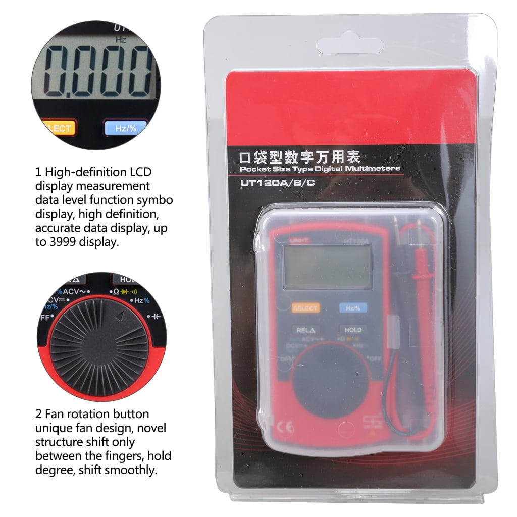 High Precise Digital Multimeter With Automatic Ranges for Home Circuit Testing Check and Laboratory Research Lightweight