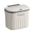 thumbnail image 2 of Dvkptbk Rubbish Bin Kitchen Waste Bin Wall-Mounted Suitable for Household Bathroom Kitchen Bedroom with Lid Waste Basket Kitchen Waste Special Storage Bin Home Essentials, 2 of 8