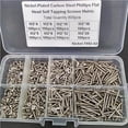 thumbnail image 4 of 800pcs Countersunk Head Self Tapping Screws Thread Nail Screw Assortment Kit, 4 of 8