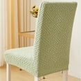 thumbnail image 4 of HongHeng 1Pc Dining Chair Cover, Jacquard Stretch Kitchen Chair Cover, Detachable Washable Dining Chair Cover, Chair Slipcovers Protective, for Home, Restaurant, Banquet, 4 of 6