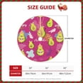 thumbnail image 2 of Sikiie Pink Green Avocado Nativity Christmas Tree Skirt, Jesus Christian Winter Holiday Tree Mat Decoration(30-48IN)36", 2 of 6