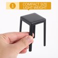 thumbnail image 2 of USHOBE 2Pack Simulation Stool Model Black Plastic Item For Courtyard Decor, 2 of 7