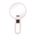 thumbnail image 2 of Leatfisat Modern 50X Magnifying Glass With 360° Adjustable Stand, Black And Gold Handheld/Wall/Tabletop Design For Reading And Makeup, 2 of 4