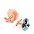 thumbnail image 3 of Cattle Elegant Stainless Steel Cufflink Set for Men, for Formal Attire and Special Occasions, 3 of 6