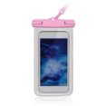 thumbnail image 1 of Wosthever Funda impermeable para teléfono, deportes acuáticos, natación, teléfono móvil, bolsa seca con cordón para escalada al aire libre, funda Deportes acuáticos Rosado Wosthever OD023411-05, 1 of 6