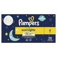thumbnail image 3 of Pampers Swaddlers Overnight Diapers Size 4, 104 Count (Select for More Options), 3 of 14