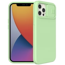 Allytech Magnetic Silicone Case for 6.7" iPhone 14 Pro Max with Slide Camera Cover, Built-in Magnets Support Magsafe Charging, Premium Liquid Silicone Phone Cover for iPhone 14 Pro Max, Green