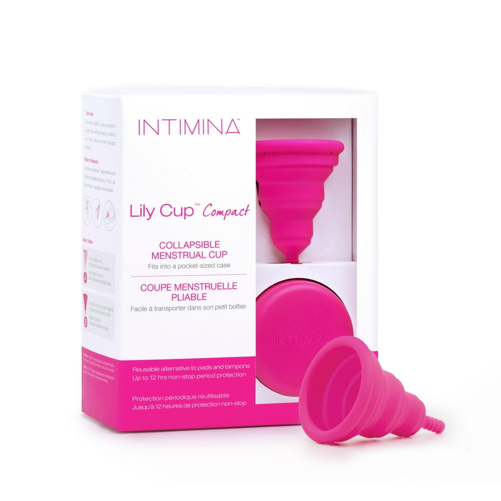 Intimina - Lily Cup Compact Size B Collapsible Reusable Menstrual Cup ...