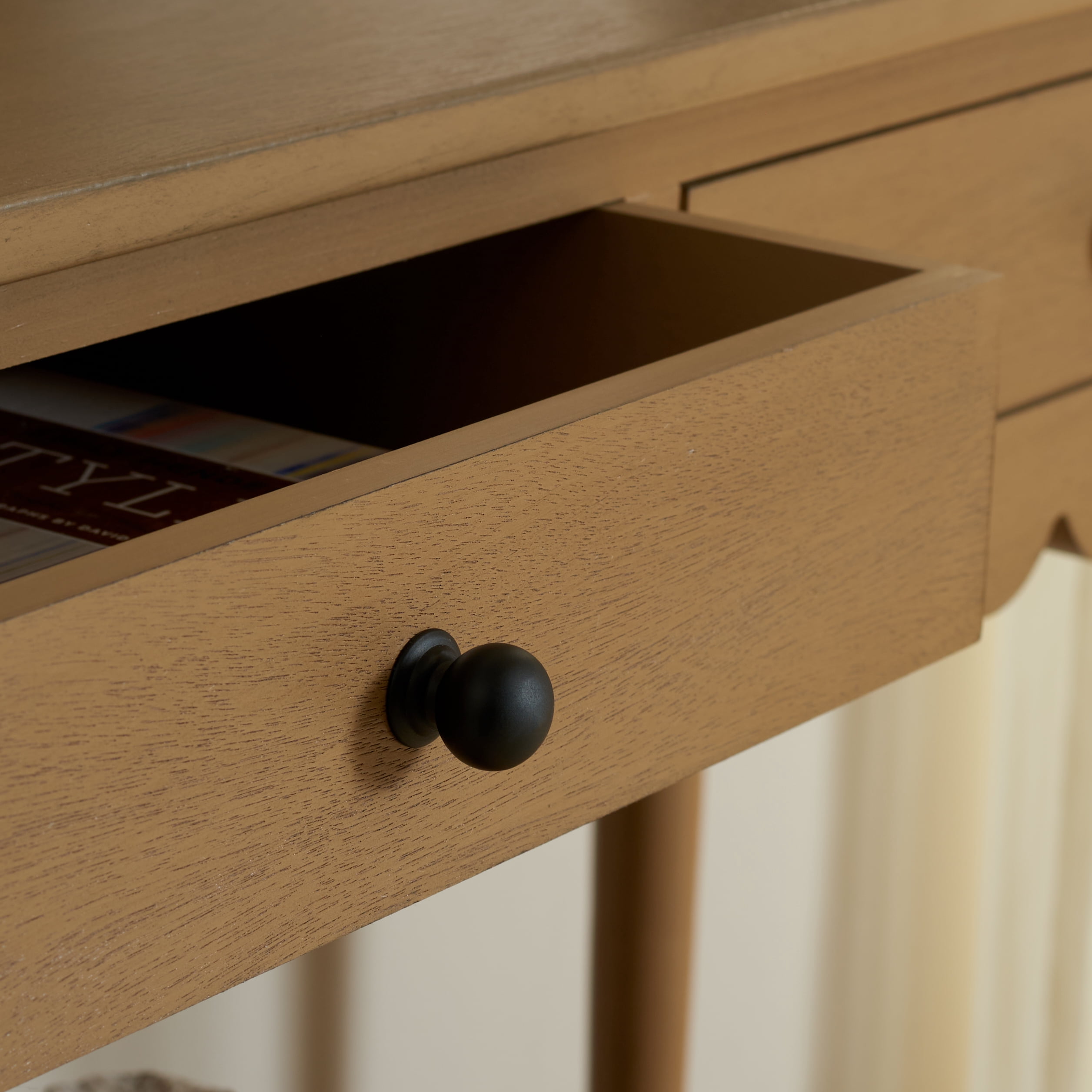 Safavieh Haven Traditional 2 Drawer Wood Console Table, Desert Brown