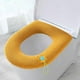 thumbnail image 5 of Almohadil de cubierta del asiento del de felpa Alfombrils de baño Almohadil en O extraíble Invierno Cálido engrosado p Macarena Cojín de la cubierta del asiento del inodoro, 5 of 6