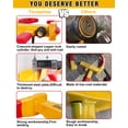 thumbnail image 2 of Tevlaphee Wheel Lock Set,Trailer Security Adjustable Anti Theft Trailer Wheel Lock for Car Camper Trailers SUV Boat Motorcycle Great Deterrent 2 Packs 6 Alike Keys, 2 of 5