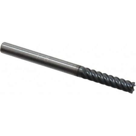 

Accupro 1/8 1/2 LOC 1/8 Shank Diam 1-1/2 OAL 6 Flute Solid Carbide Square End Mill Single End AlTiN Finish Spiral Flute 45° Helix Centercutting Right Hand Cut Right Hand Flute