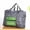Green, variant on New foldable waterproof travel luggage bag, large capacity luggage storage bag, boarding luggage travel handbag, suitable for bu