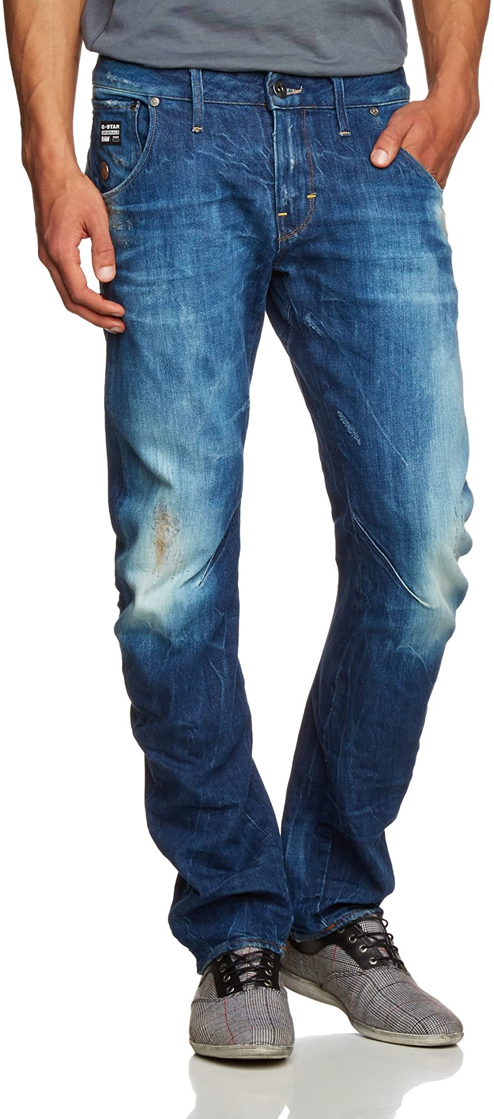 droogte slijtage Ultieme G-Star Raw Mens Arc 3D Slim Fit Jeans - Walmart.com