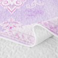 thumbnail image 5 of Homewish Purple Boho Mandala Floral Twin Quilt Set,Dreamy Bohemian Twin Coverlet Set,2 Pieces, 5 of 7