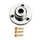 thumbnail image 3 of EeaseMX Placa de conector de botón de correa con pasador de extremo y arandela para guitarra acústica y más (cromada), 3 of 7