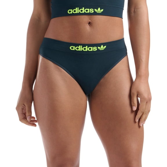 adidas Intimates Women's Seamless Hipster Underwear 4A4H67 - Arctic Night, Size Large