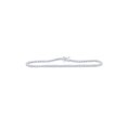 thumbnail image 1 of Macey Worldwide Jewelry Silver Diamond Fashion Bracelet 1/2 Ctw, 1 of 2