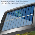 thumbnail image 4 of Lámpara de pared dividida Solar LED IP65 impermeable movimiento inteligente Sensor luz remota, 4 of 6