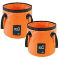 thumbnail image 2 of MesaSe Portable Camping Fishing Water Bucket Foldable Storage Container Collapsible Pail Basin, 2 of 7